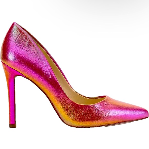 Jessica Simpson Rexha Rainbow Multi Metallic Ombre Dress Pumps, Women’s Size 6 - Picture 6 of 16